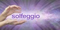 Solfeggio Hertz Frequencies banner Royalty Free Stock Photo