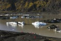 Solheimajokull Glacier in Iceland