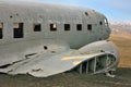 Solheimasandur plane wreck near Vik, Iceland Royalty Free Stock Photo
