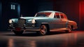 Solid Background Retro Car Vintage Elegance Royalty Free Stock Photo