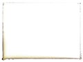 Solid Blank White Rectangle with Black Border Frame, Suitable for Background Use