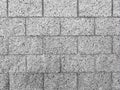 solid block brick wall closeup cement cinder blocks building exterior