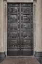 Solid brass antique door