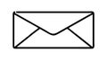 Solid Envelope Icon for Mail and Digital Messaging, vector design Generative AI Royalty Free Stock Photo