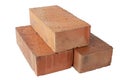 solid fireproof clay brick used for the construction of fireplaces and stoves Royalty Free Stock Photo