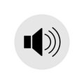 Solid icons for Speaker,vector illustrations Royalty Free Stock Photo