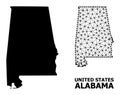 Solid and Network Map of Alabama State