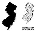 Solid and Network Map of New Jersey State
