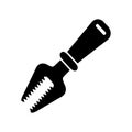 Solid notching tool professional design icon Royalty Free Stock Photo