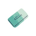 Solid soap with square shape. Bathing cosmetic for care about clean body, hand skin. Toiletry, bodycare product for