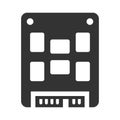 Solid state drive Icon Royalty Free Stock Photo