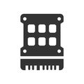Solid state drive icon Royalty Free Stock Photo