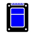 Solid State Drive Icon Royalty Free Stock Photo