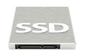 Solid state drive SSD, 3D rendering Royalty Free Stock Photo