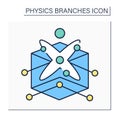 Solid-state physics color icon