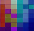 Color blocks with textures and patterns. Royalty Free Stock Photo