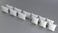 Solid White Linen Pillow Set