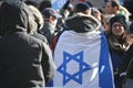 Solidarity march against anti-semitism in New York city Royalty Free Stock Photo