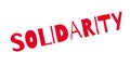 Solidarity rubber stamp