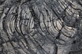 Solidified black lava rock Royalty Free Stock Photo