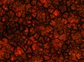 Solidified heat lava texture