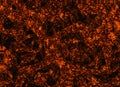 Solidified hot coal fire texture Royalty Free Stock Photo