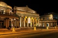 Solis Theater at night in Montevideo old town, Uruguay Royalty Free Stock Photo