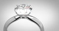 Solitaire diamond ring