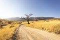 Solitaire is a remote settlement in Namibia, located on the edge of the Namib Desert Royalty Free Stock Photo