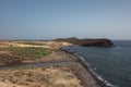 Solitary arid coast surrounding Abades, a remote holiday resort, Tenerife, Canary Islands, Spain