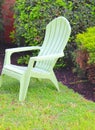 Solitary Chair on Lawn