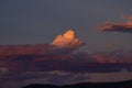 Solitary Cloud at Dusk