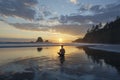 Sunset Yoga Solitude