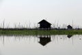 Solitary house on Inle Lake Royalty Free Stock Photo