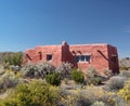 Solitary pueblo adobe casita in the southwest Arizona USA Royalty Free Stock Photo