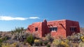 Solitary pueblo adobe casita in the southwest Arizona USA Royalty Free Stock Photo
