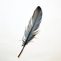 Solitary Quill: Delicate Work of Art