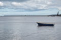 Solitary Rowboat Royalty Free Stock Photo