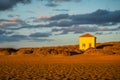 Solitary small beach house