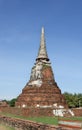 The solitary stupa.