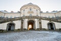 Solitude Castle in the near of Stuttgart, Germany in Winter Royalty Free Stock Photo