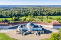 Solitude Castle Stuttgart aerial photo view from above architecture travel in Germany Royalty Free Stock Photo