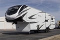 Solitude Grand Design S-Class by Winnebago fifth wheel travel trailer RV. Winnebago makes RV and motorhome vacation vehicles