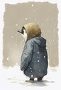 Solitude in the Snow: A Penguin\'s Tale of Grief