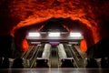 Solna Centrum station Stockholm Sweden Royalty Free Stock Photo