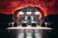 Solna Centrum Subway Station in Stockholm, Sweden