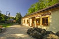 Solna jaskyna bath house at Sklene Teplice Royalty Free Stock Photo