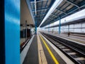 Solo train station platform jebres Royalty Free Stock Photo