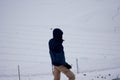 Solo Traveler - Snow Covered Langza Village, Spiti Valley, Himachal Pradesh