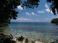Solomon Islands shoreline Royalty Free Stock Photo